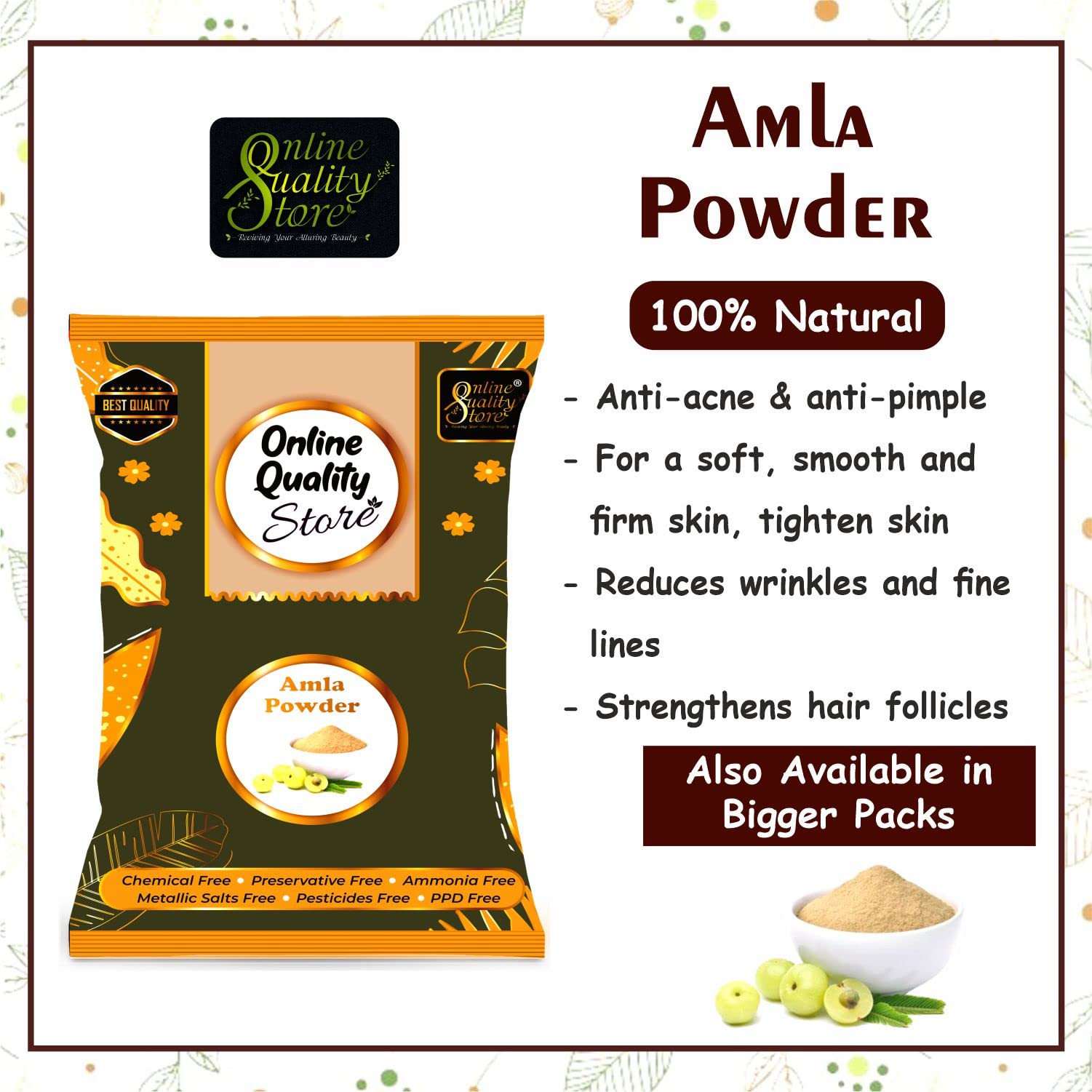 Organic Amla, Reetha, Shikakai, Bhringraj & Hibiscus Hair Powder Combo - 1400g Ayurvedic Hair Mask for Dry, Frizzy & Damaged Hair | Natural Hair Growth Treatment | DIY Hair Pack for Smooth & Shiny Hair | Perfect for Home Hair Care Routine & Spa Treatments