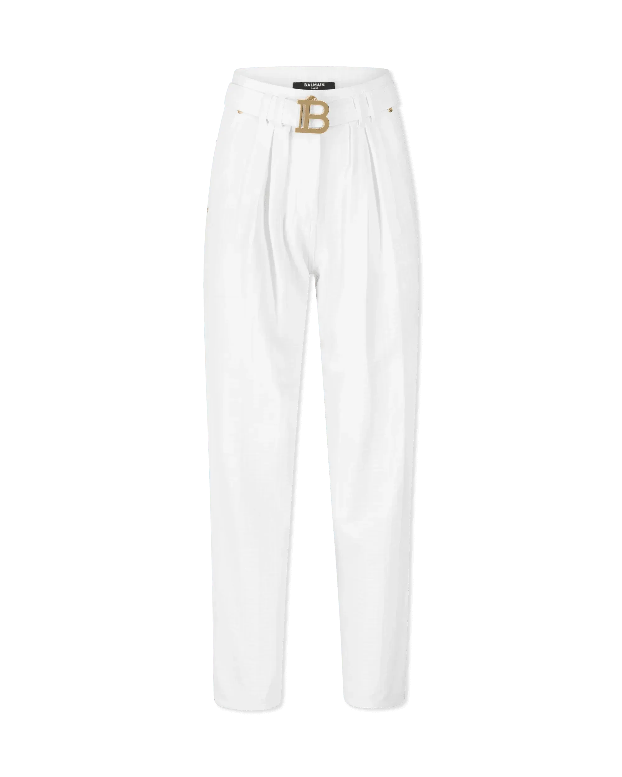 High Waisted Belted Monogram Denim Pants for Women - Vintage Distressed Jeans with Custom Initials - Perfect for Casual Outfits & Streetwear Fashion
