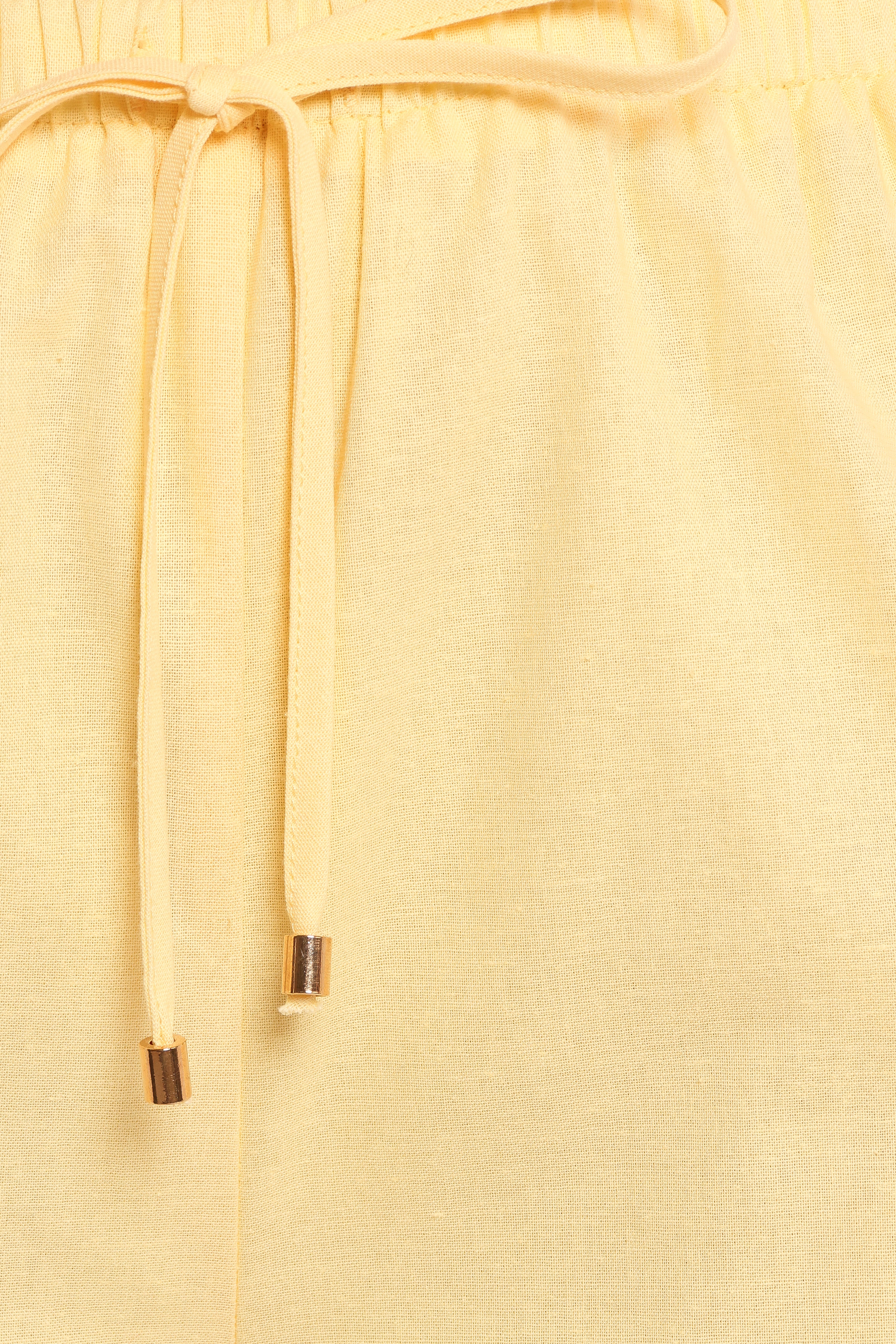 Ember Cotton Pants for Women - Soft & Comfortable Butter Yellow Lounge Pants - Perfect for Yoga, Sleepwear & Relaxing at Home
