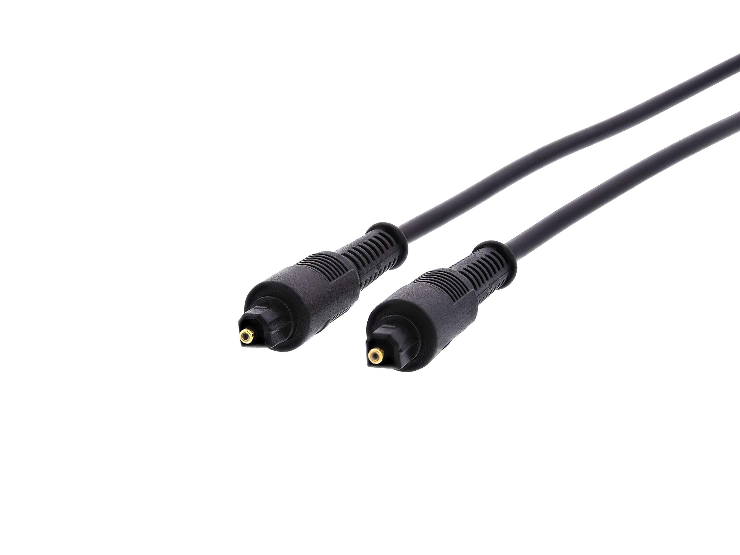 Premium Toslink Optical Audio Cable - 3 Feet Digital Fiber Optic Cable for Home Theater, Sound Bar, TV, PS5, Xbox & Hi-Fi Systems