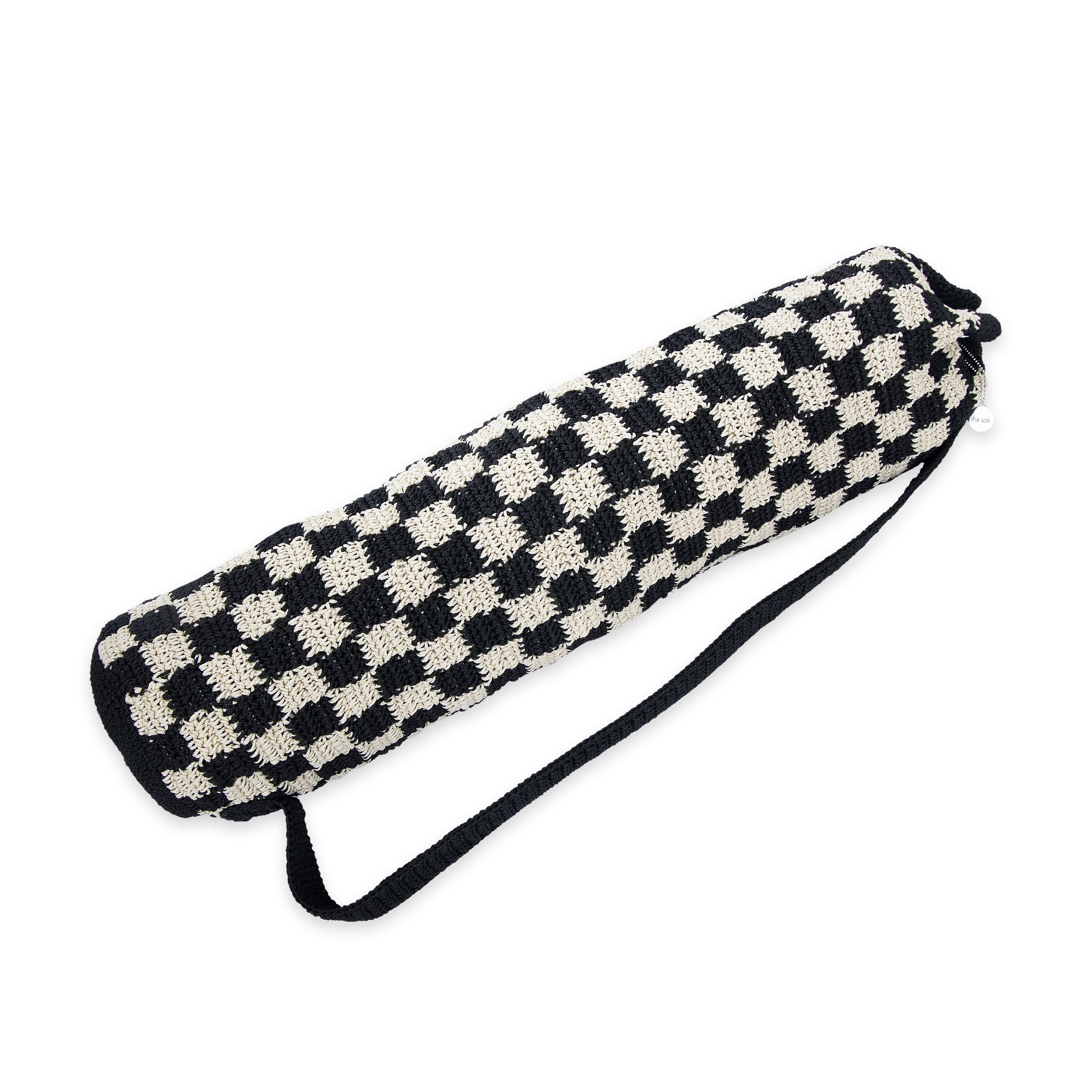 Hand Crochet - Black Check
