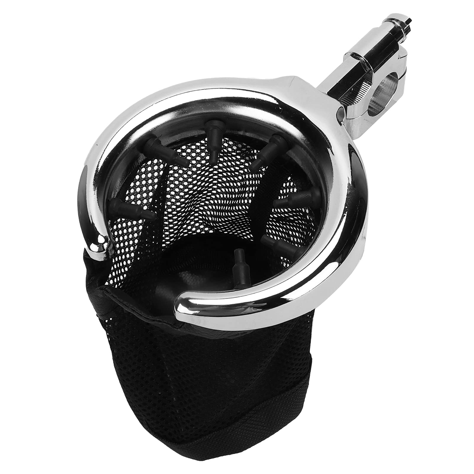 Universal Motorcycle Cup Holder - 25mm Aluminum Alloy Handlebar Drink Holder for Harley, Honda, Yamaha - Perfect for Road Trips & Commuting
