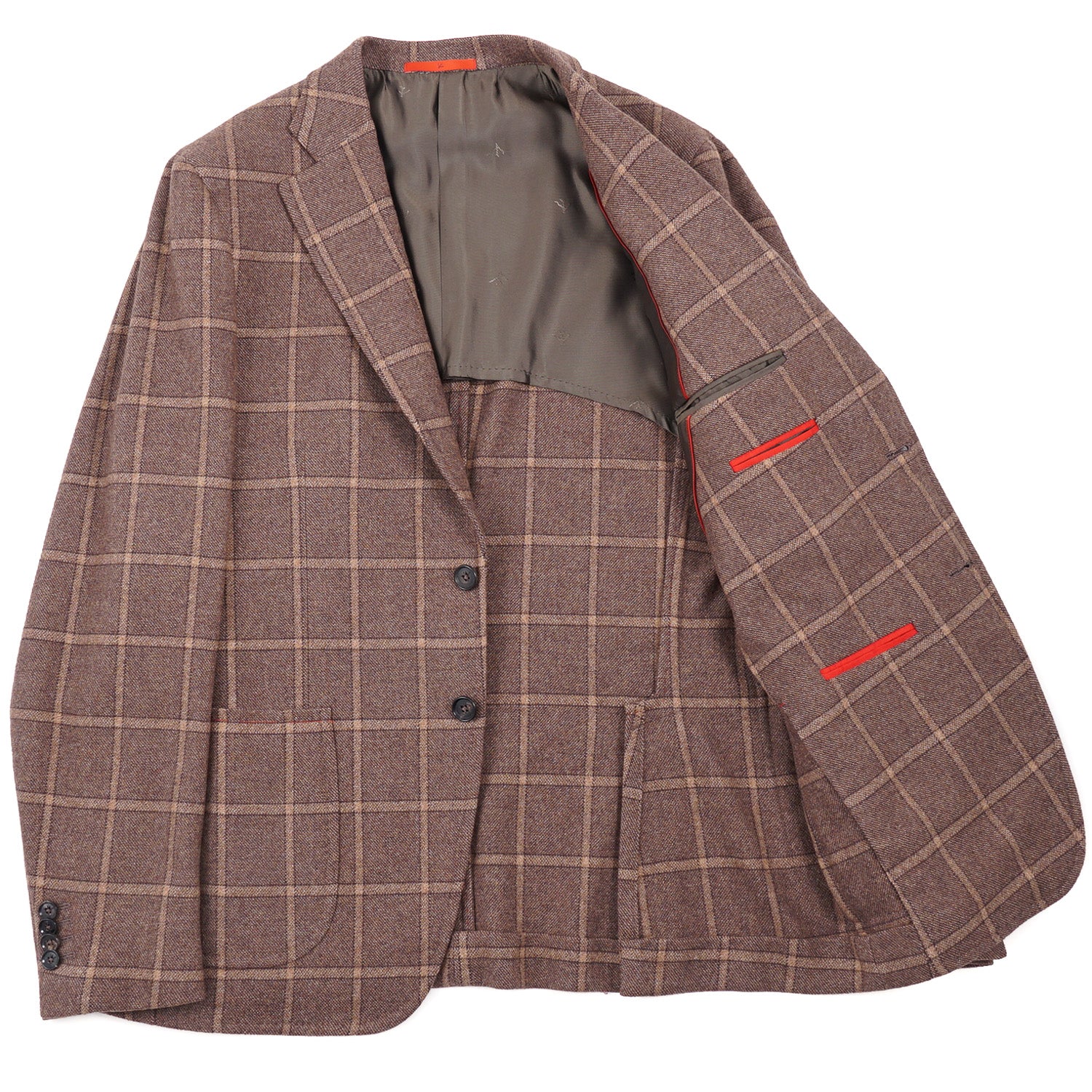 Isaia Slim Fit Wool Silk Cashmere Blazer for Men | Premium Italian Sport Coat | Business & Formal Wear for Office, Weddings & Special Events