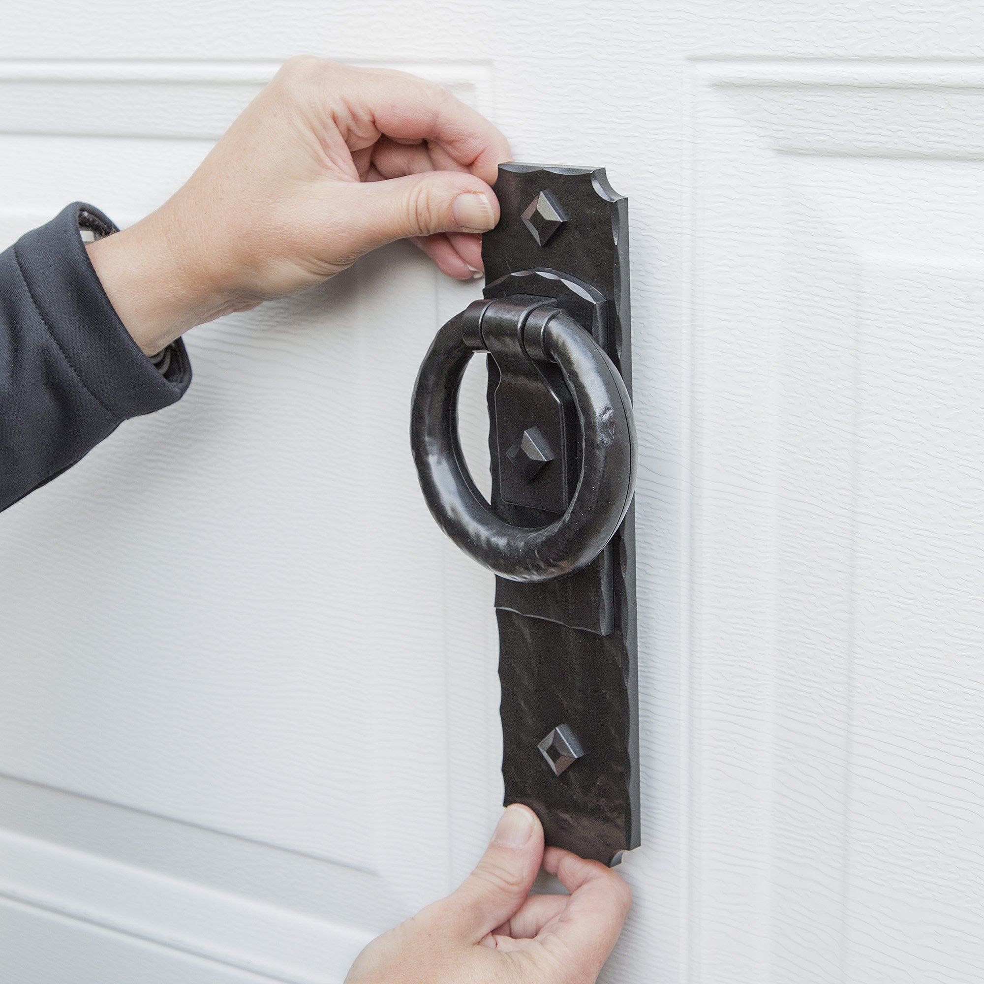 Rustic Rings Magnetic Garage Door Hardware Set (6-Piece) - Durable & Stylish Door Accessories for Home & Garage Organization | Perfect for DIY Home Improvement & Garage Storage Solutions