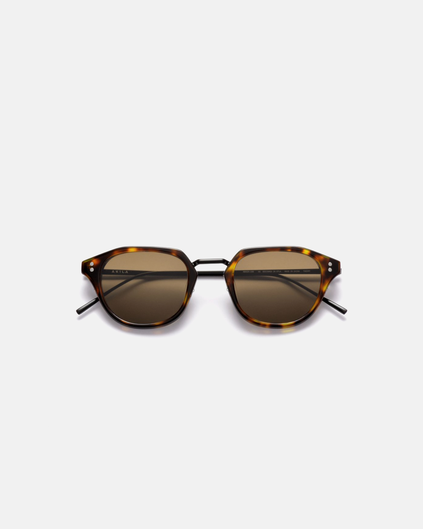 Akila Theory Sunglasses Tortoise Shell Brown Fade - Stylish UV Protection Shades for Outdoor Activities & Beach Vacations