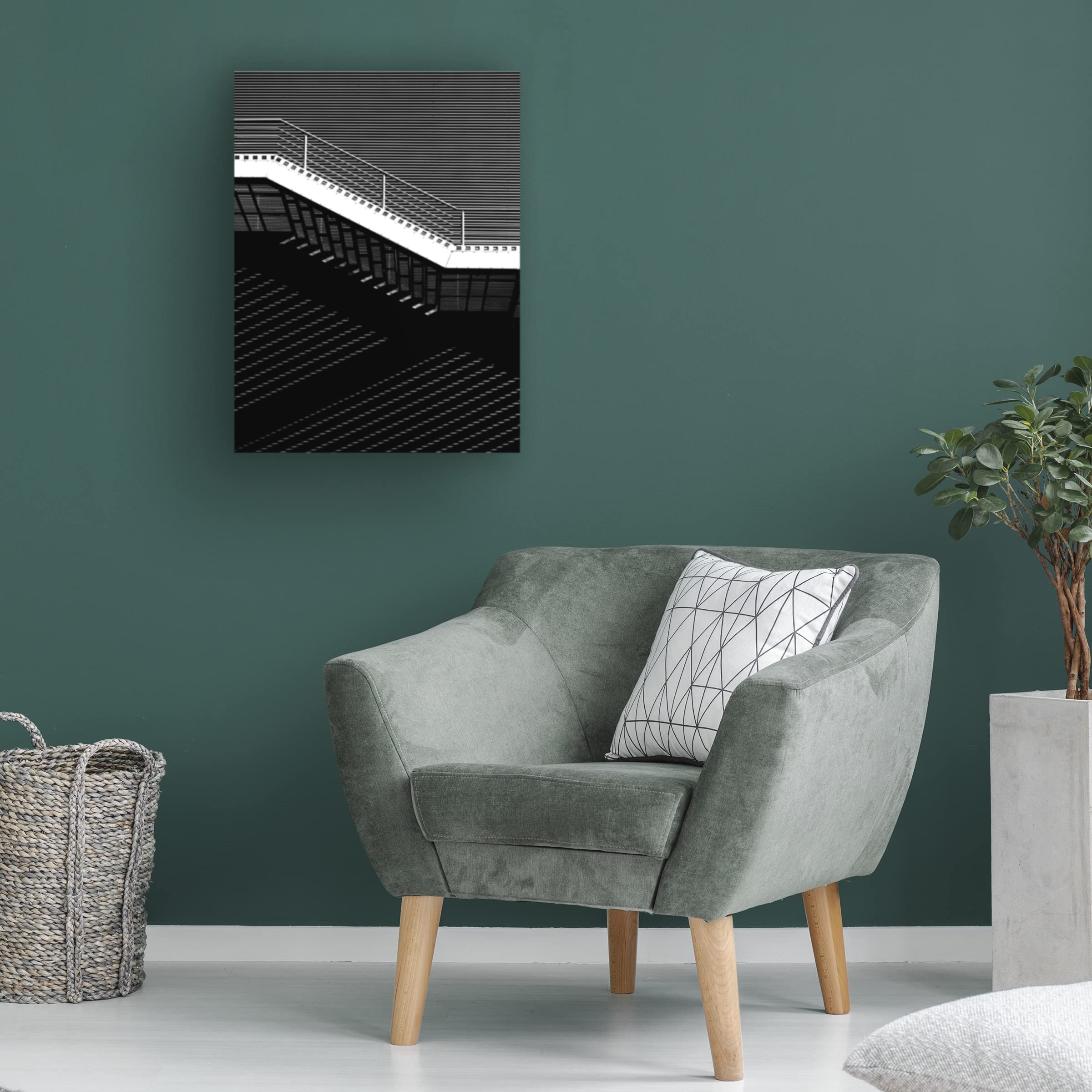 Anna Niemiec 'Architectural Study 3' Canvas Wall Art Print - Modern Abstract Office & Home Decor for Living Room, Bedroom or Office