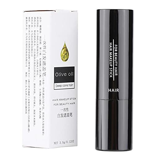 Non-Toxic Temporary Hair Chalk Pen - 3 Colors (Coffee) for All Hair Types | Mess-Free Hair Color & White Hair Cover | Perfect for Parties, Halloween & Cosplay