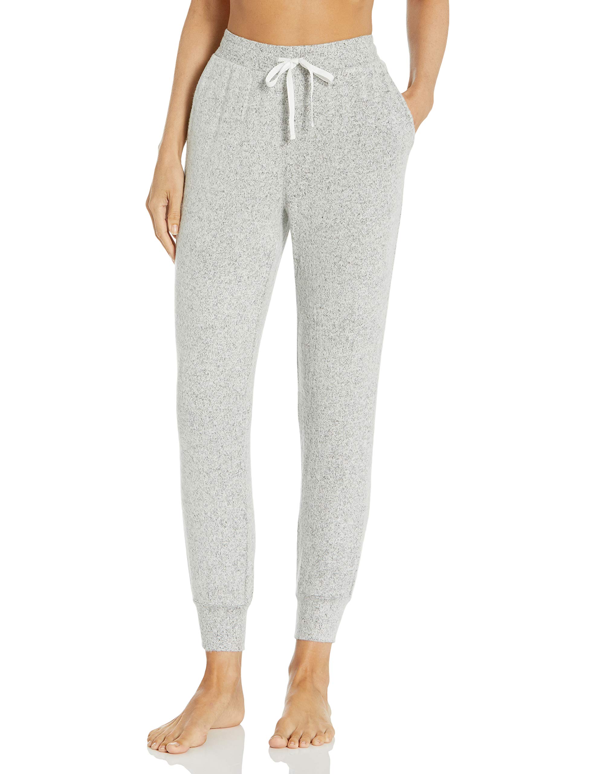 Amazon Essentials Women's Cozy Knit Ankle-Length Pajama Jogger Pants - Soft Lounge Pants for Sleep, Relaxing at Home & Comfortable Nightwear