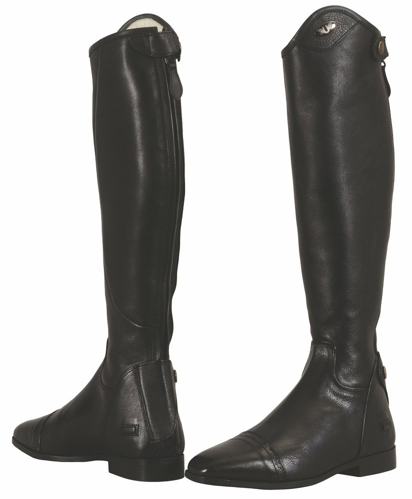 TuffRider Ladies Regal Dress Boots - Black - Size 11 - Extra Slim Fit - Equestrian Riding Boots for Women - Perfect for Horseback Riding, Shows & Formal Events