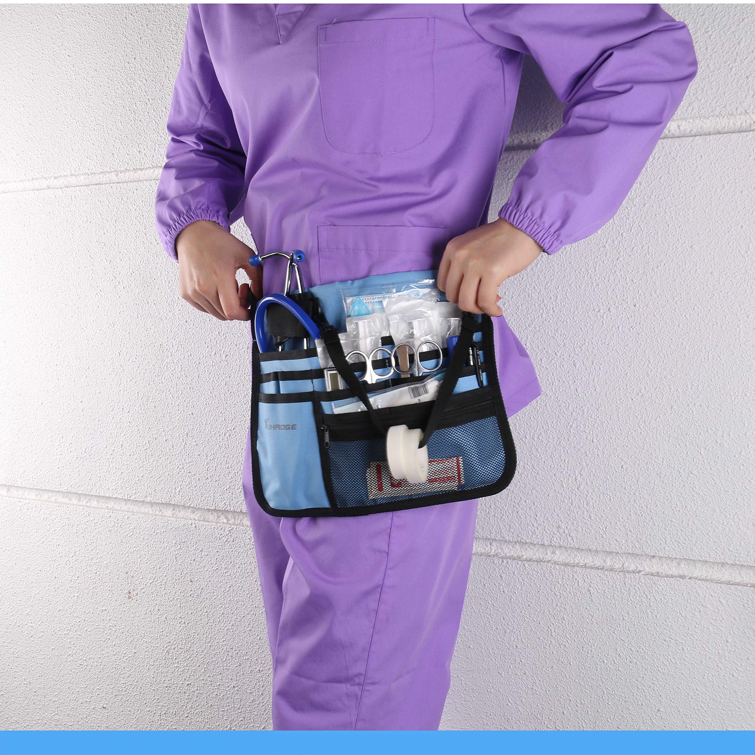 Multifunctional Nurse Storage Bag - Medical Kit Waist Pouch for Nurses & Healthcare Professionals (Sky Blue) | Perfect for Hospitals, Clinics & Emergency Medical Supplies Organization