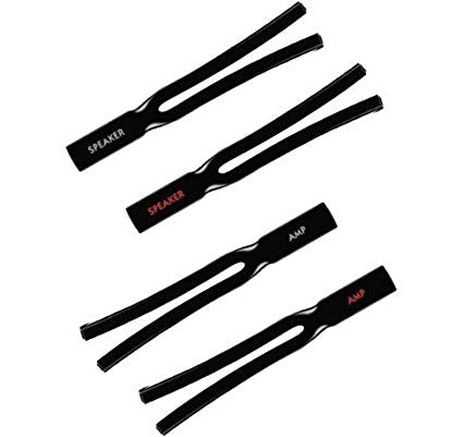 AudioQuest Rocket 11 Speaker Wire Termination Pants - 4 Pack | High-Quality Speaker Cable Connectors for Home Theater & Audio Systems
