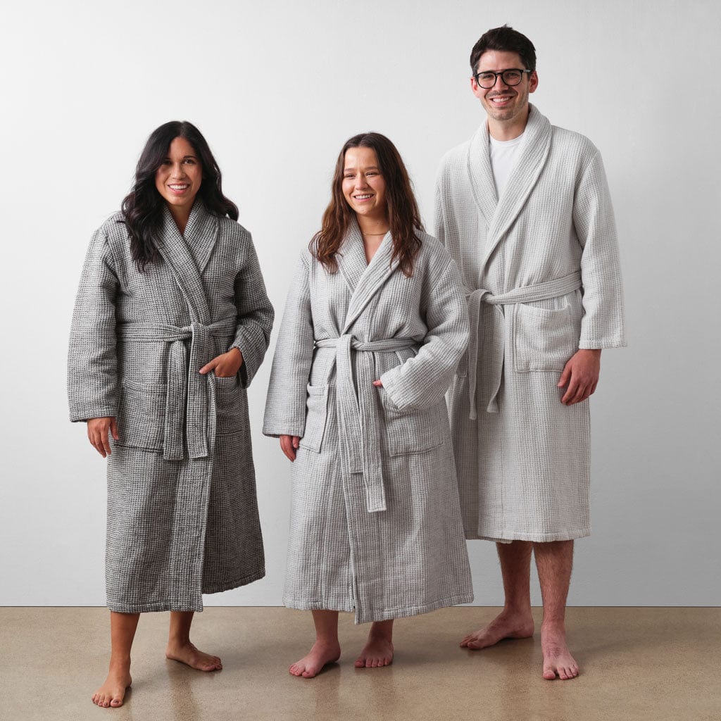 Premium Aegean Cotton Bath Robe for Women & Men - Soft Absorbent Luxury Spa Robe - Perfect for Home, Hotel & Beach Relaxation