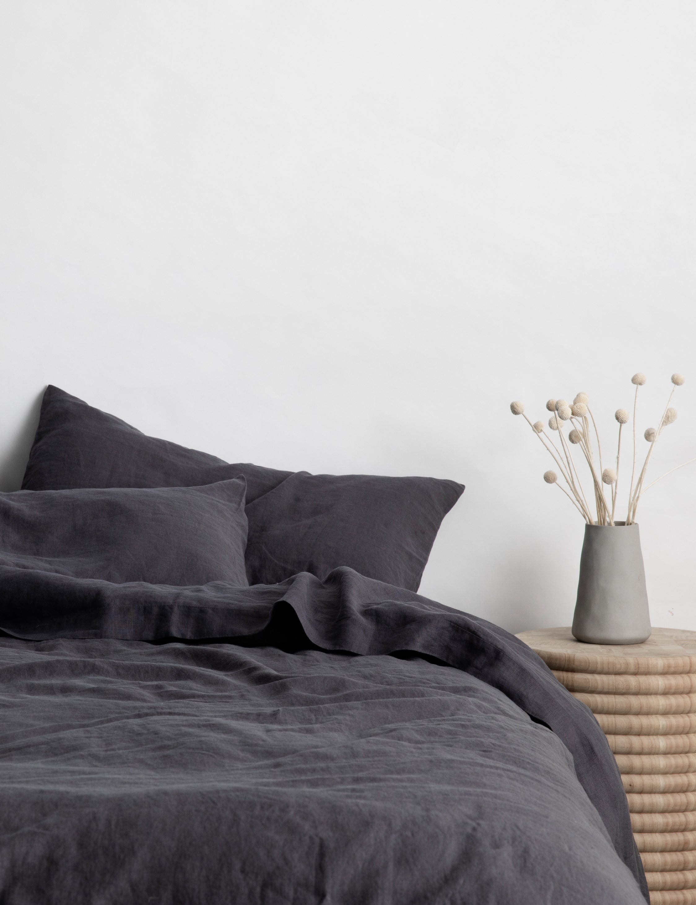 Premium European Flax Linen Duvet Cover Set by Cultiver - Breathable & Luxurious Bedding for All Seasons | Perfect for Master Bedrooms, Guest Rooms & Coastal Homes