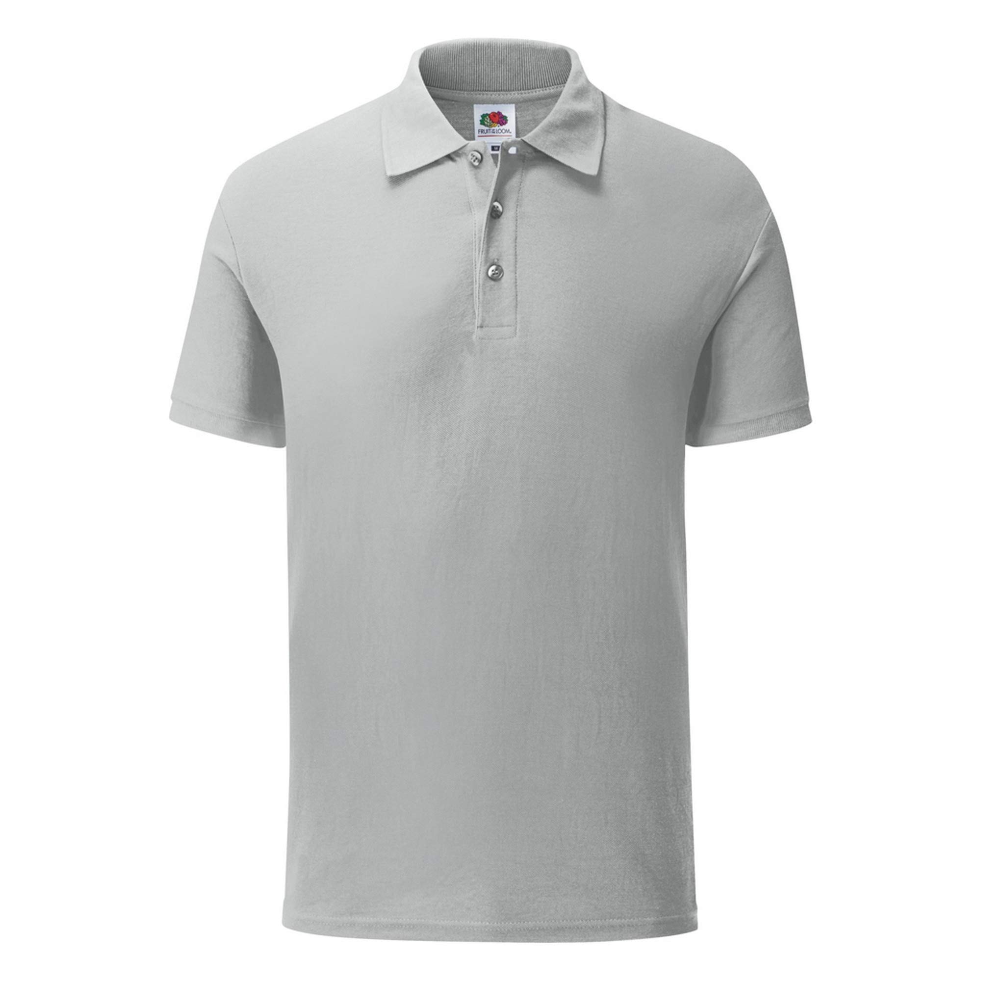 Fruit of the Loom Men's Classic Pique Polo Shirt - Comfortable Cotton Knit Golf Shirt for Casual & Business Wear (3XL, Zinc Gray) - Perfect for Office, Golf & Everyday Outfits