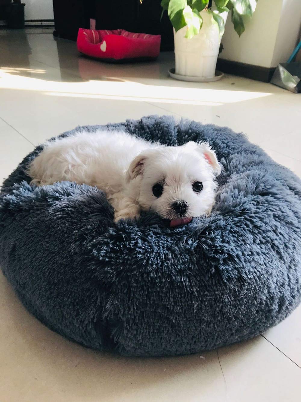 Super Soft Pet Bed for Dogs & Cats - Warm Plush Sleeping Bag, Portable Cushion Pad (46-100cm) - Perfect for Winter & Home Use