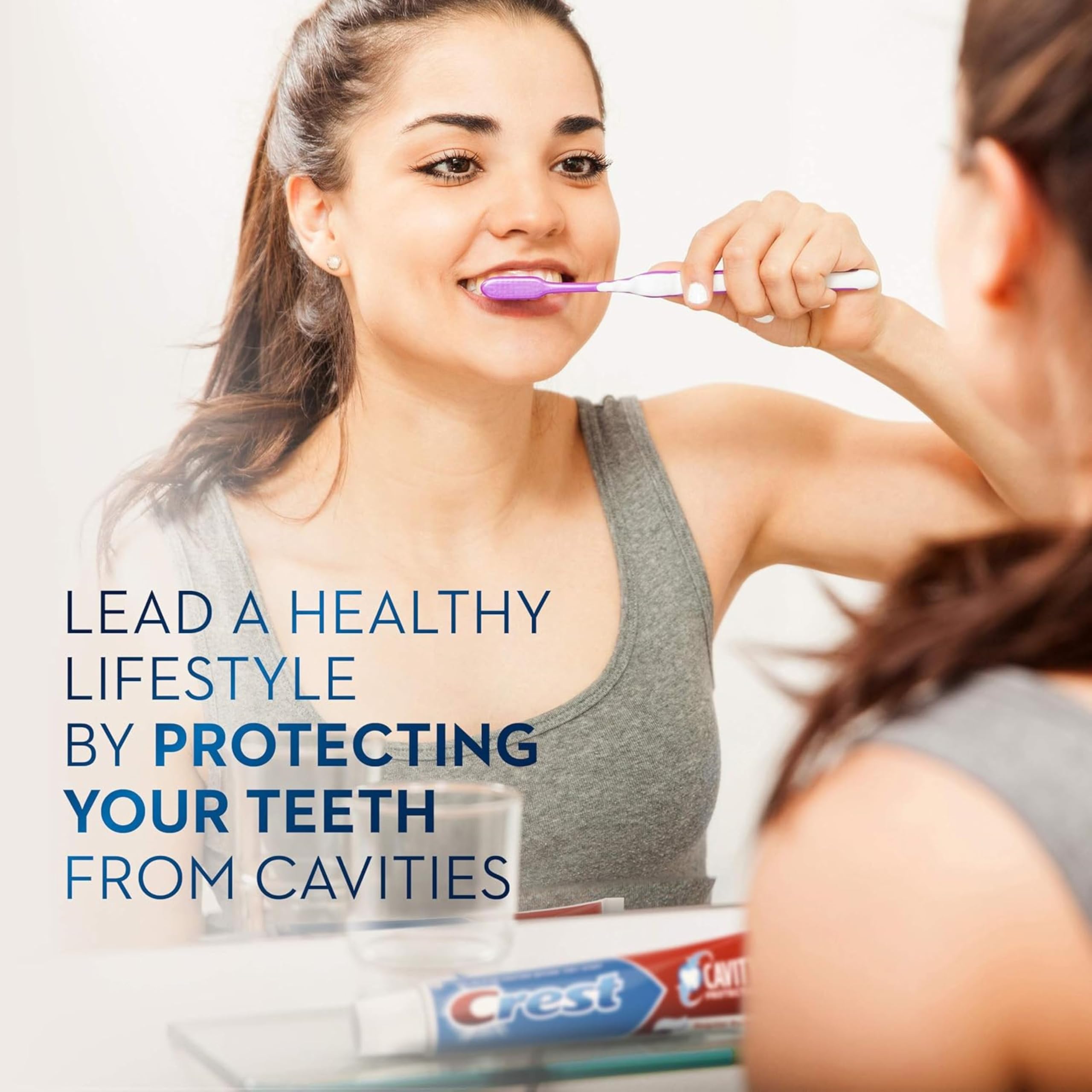 Crest Cavity Protection Fluoride Toothpaste - Travel Size .85 oz (24g) Pack of 10 | Fresh Mint Flavor for Daily Oral Care | Perfect for Travel, Gym & On-the-Go Use