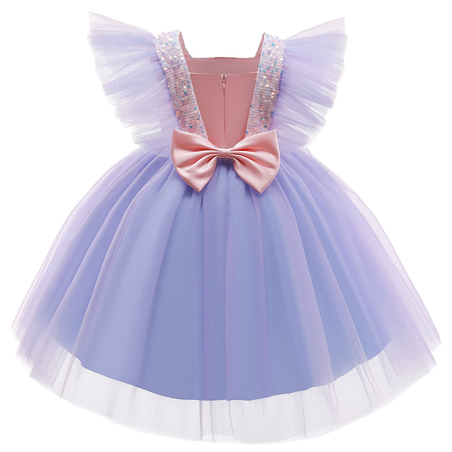 Flower Girl Dress for Girls - Elegant Tutu Birthday Party Dress, Princess Wedding Formal Gown for Special Occasions | Perfect for Weddings, Pageants, and Birthday Celebrations