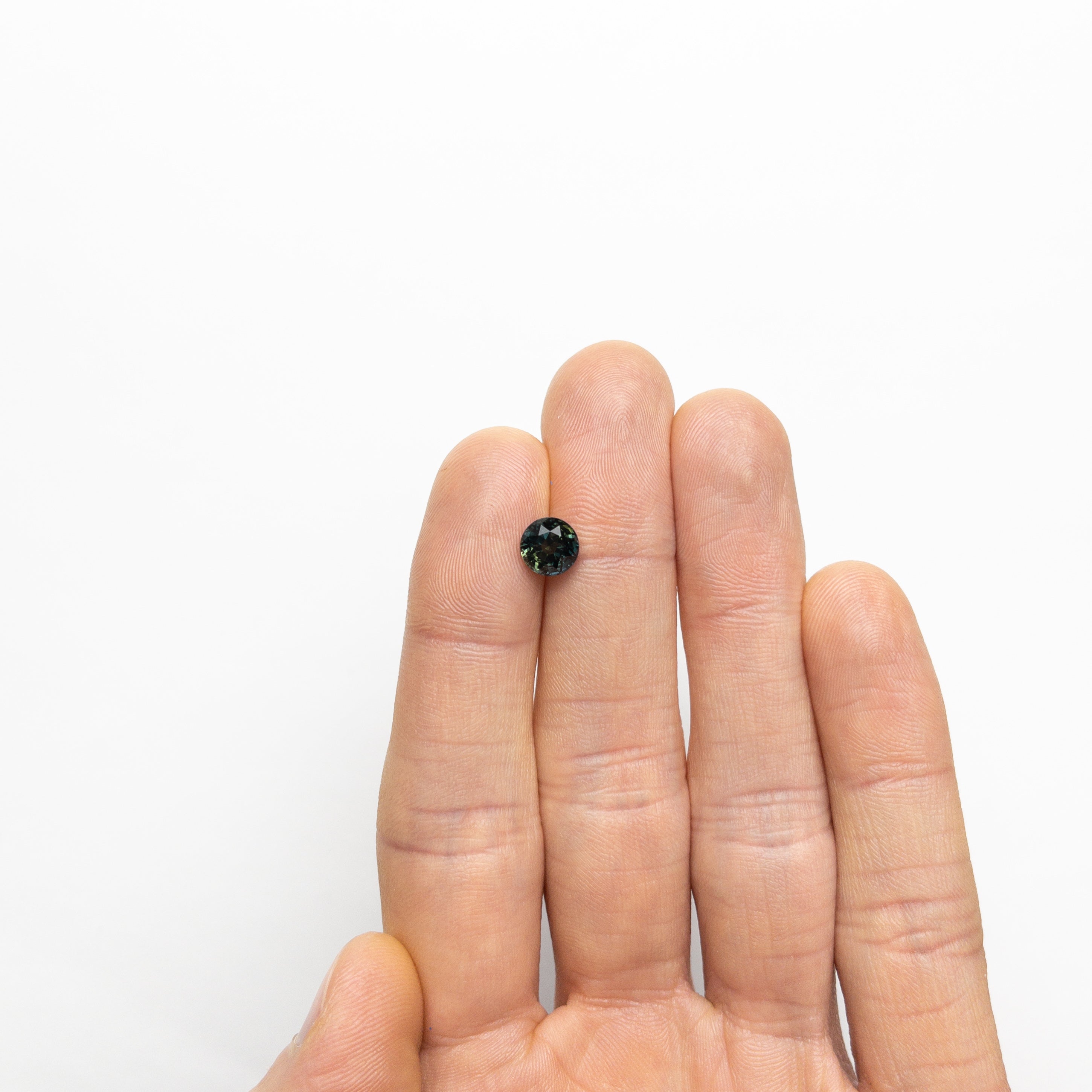 2.10ct Round Brilliant Blue Sapphire - 7.06x7.03x5.23mm Natural Loose Gemstone for Engagement Rings & Fine Jewelry Making