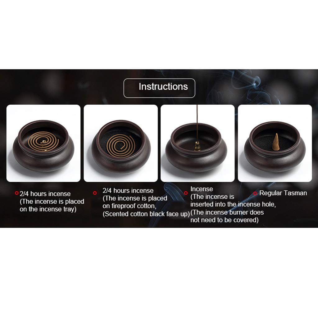 Metal Pull Tab Mosquito Incense Burner - Indoor Mosquito Coil & Incense Cone Holder - Durable Insect Repellent for Patio, Garden & Camping (Blue)