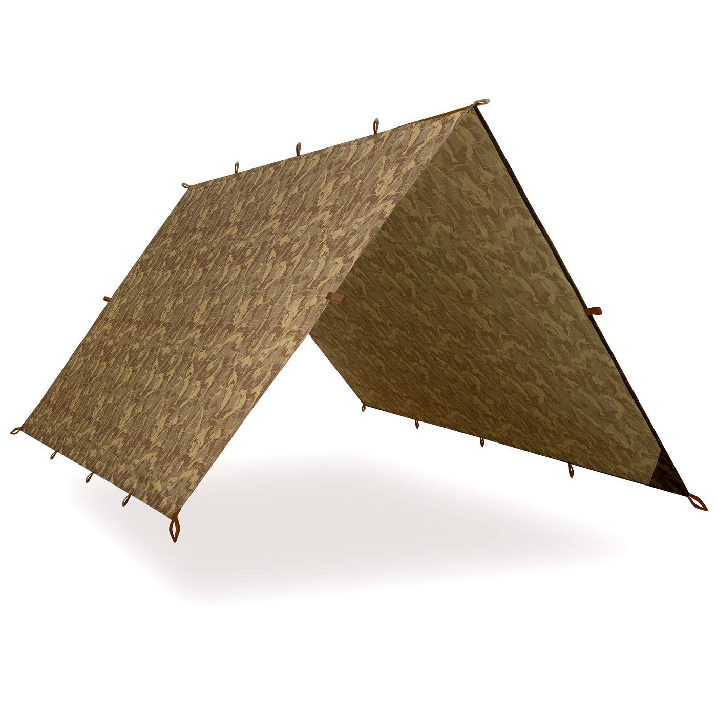 **AQUAQUEST Safari Waterproof Camping Tarp - Lightweight Sun Shade & Rain Fly for Hiking, Backpacking, Hammock - Perfect for Outdoor Adventures, Beach Trips, and Emergency Shelter**