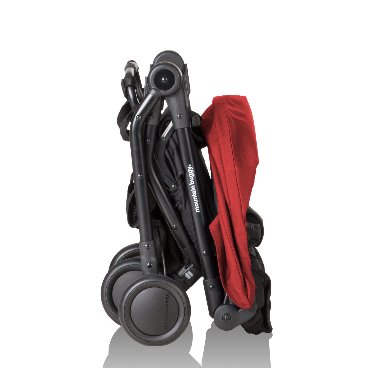 Mountain Buggy Nano Lightweight Compact Travel Stroller - Ruby Red | Perfect for Air Travel, City Walks & Everyday Use with Baby