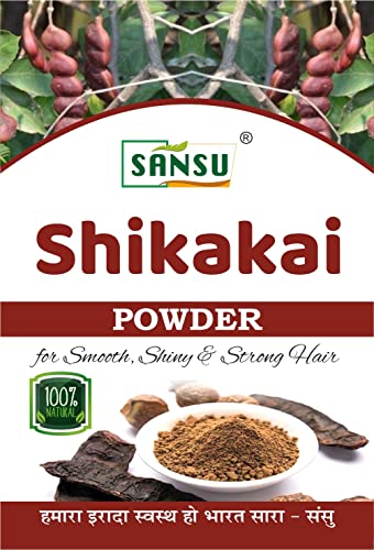 Organic Shikakai Powder for Hair - 100% Natural & Chemical-Free Ayurvedic Hair Cleanser | Promotes Soft, Luxurious Hair Growth | 100g (Pack of 5) | Ideal for Natural Hair Care, Ayurvedic Treatments & DIY Shampoo Recipes