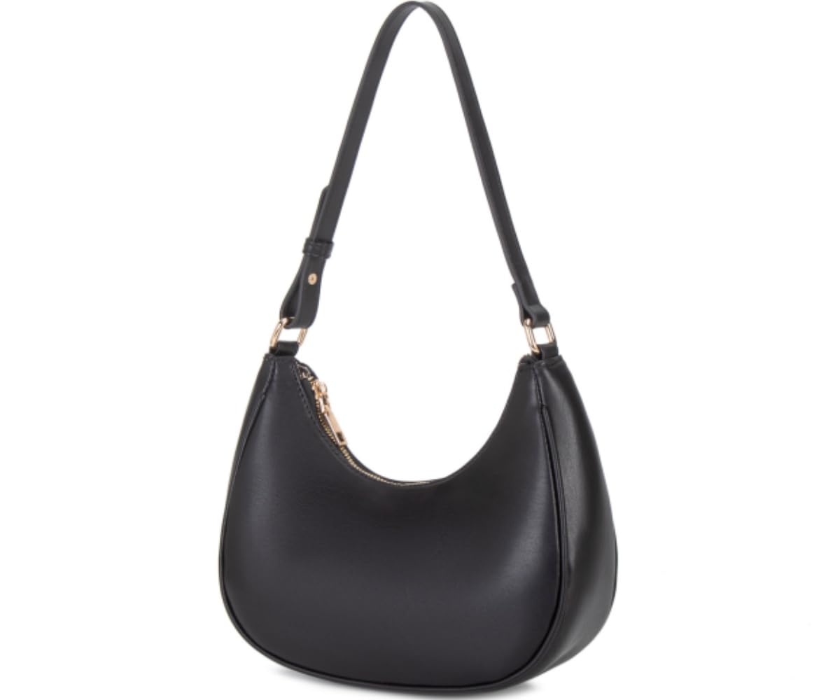 Stylish Crescent Shoulder Bags for Women - Fashionable Hobo Tote & Underarm Purse with Secure Zipper Closure | Perfect for Work, Travel & Everyday Use