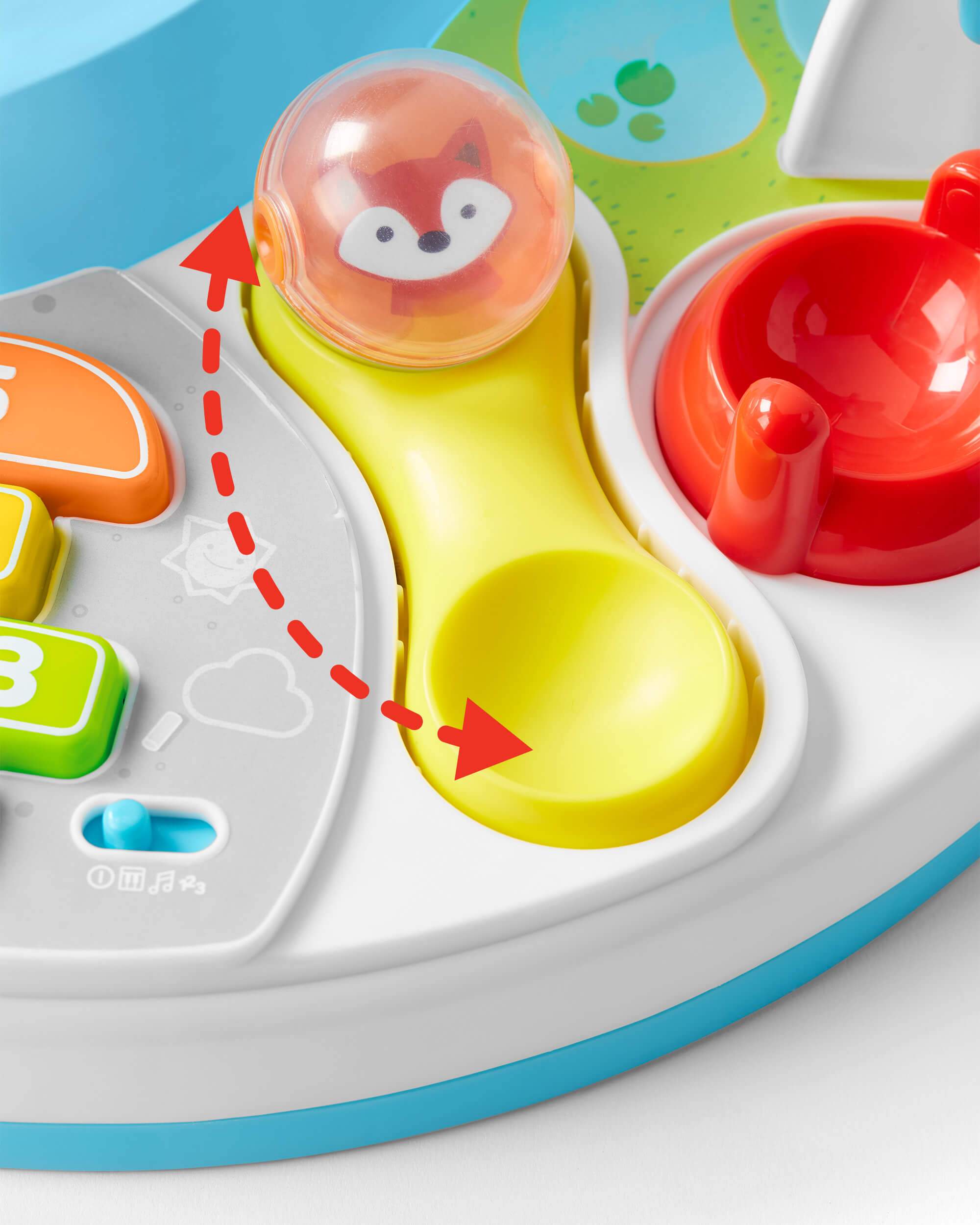 Skip Hop Explore & More Let's Roll Activity Table - Interactive Baby Play Table with Sensory Toys for Toddlers 6-18 Months - Perfect for Crawling, Standing & Early Learning Playtime