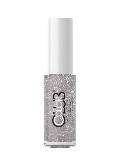 Color Club Nail Art Striper - Fine Silver Glitter Polish for Nail Designs | Perfect for Parties, Weddings & Special Occasions