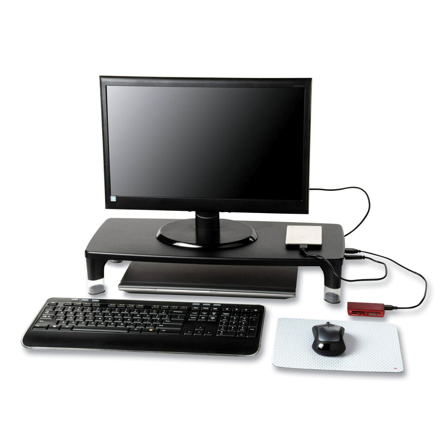 3M™ MS100B Monitor Stand - Adjustable Height (2.7