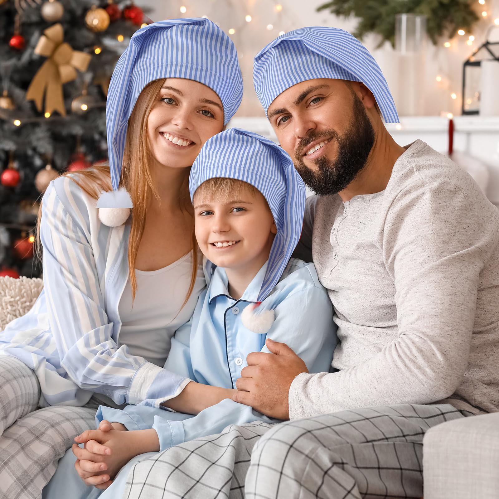 Chuarry Men's Sleep Cap for Nighttime Comfort - Soft Pajama Hat for Men, White Candle & Candle Stick Holder - Perfect for Bedtime, Relaxation & Home Decor