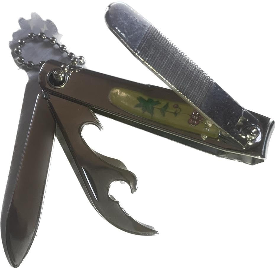 Premium Yellow Nail Clipper - Professional Stainless Steel Nail Cutter for Men & Women - Perfect for Travel, Home, and Salon Use