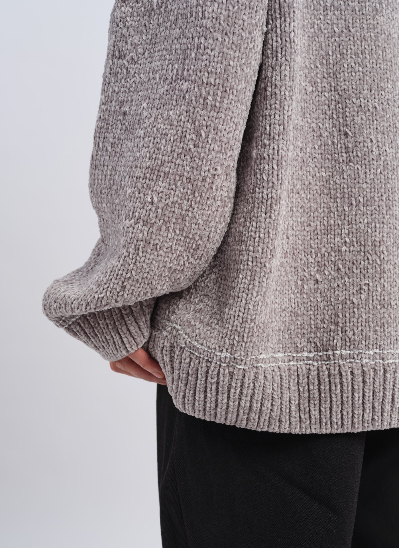 Hand Stitched Polyester Velvet Knitted Pullover Sweater - Cozy Winter Wear for Women & Men | Perfect for Casual Outfits, Office & Date Nights