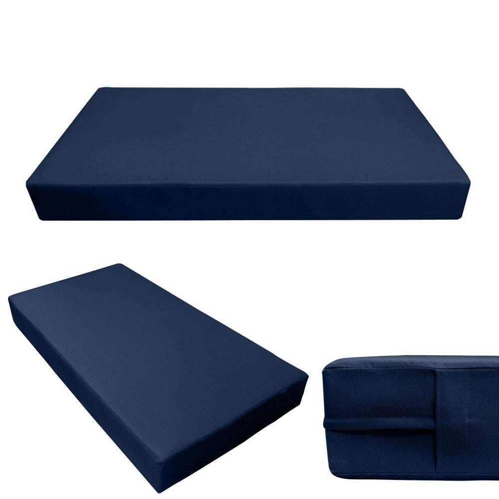 Prolinemax Outdoor Style 3 Full Knife Edge Daybed Mattress Cover - Fitted Bolster Pillow Protector Sheet AD101 | Waterproof & Durable | Perfect for Patio, Poolside & Outdoor Lounging
