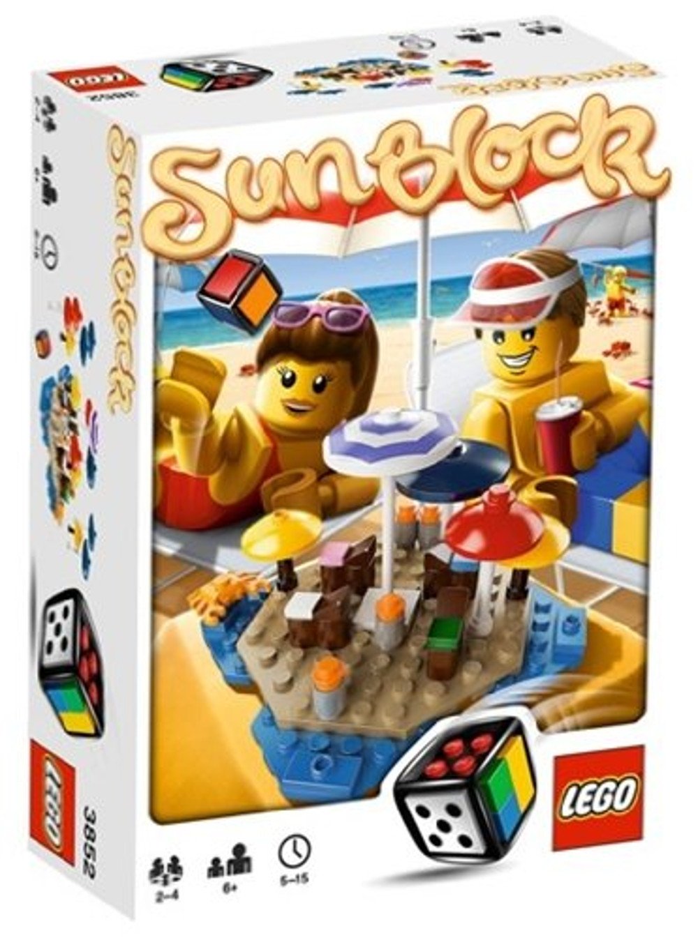 LEGO Games 3852 Sunblock Building Set - Creative Construction Toy for Kids & Adults - Perfect for Indoor Play, Birthday Gifts & Family Bonding Activities