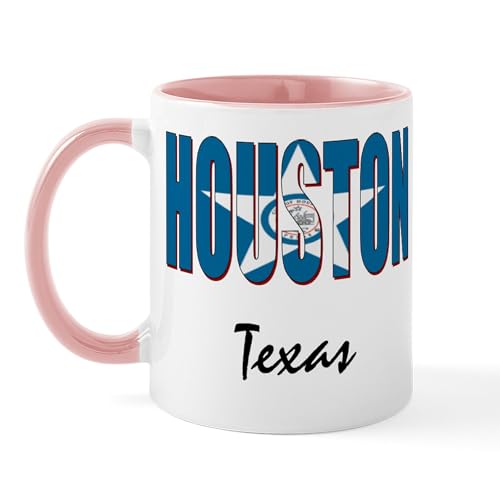White/Pink Inside - Houston Mug