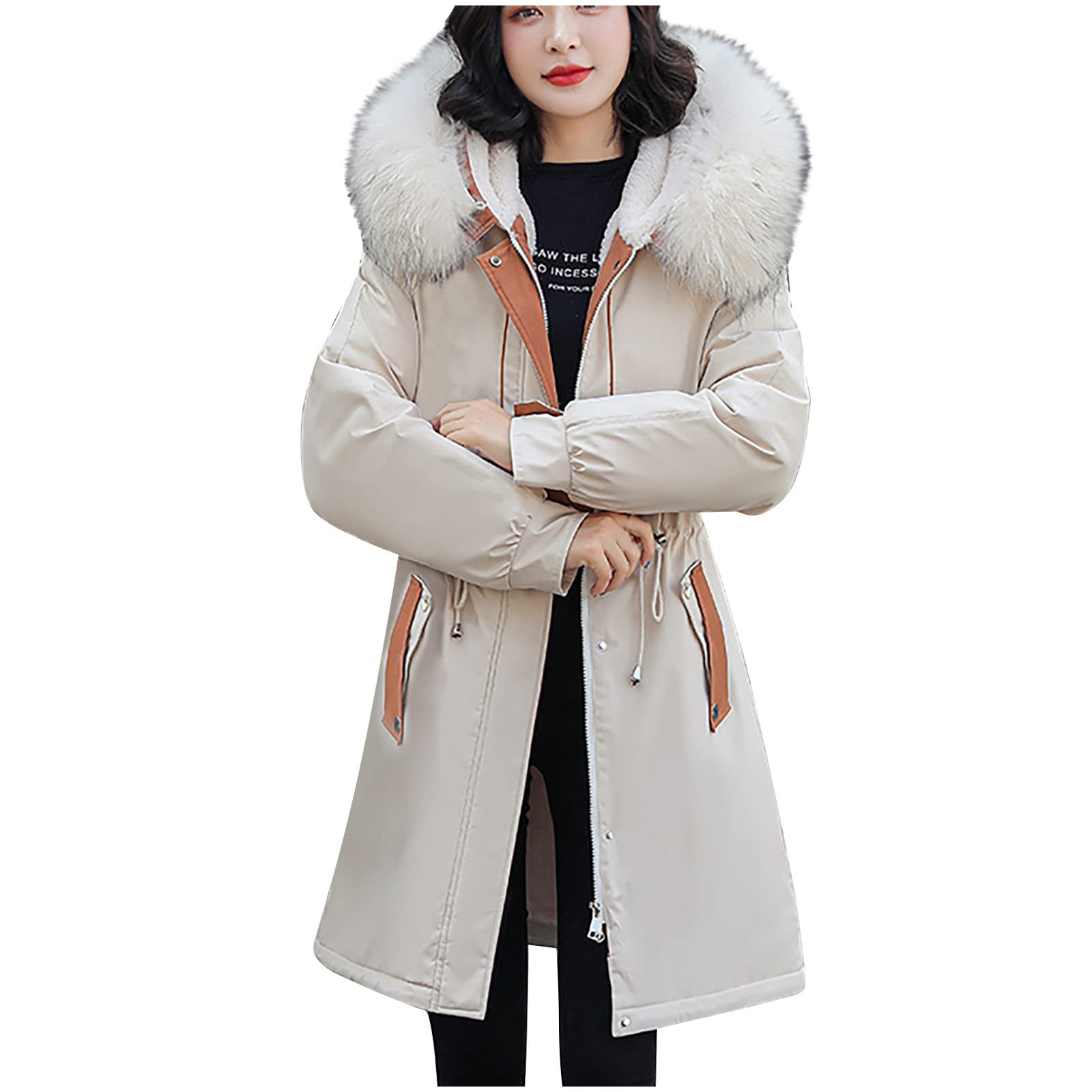 Women's Slim Fit Hooded Jacket for Winter & Fall 2022 - Fashionable Outerwear for Casual Wear, Street Style & Cold Weather Protection
