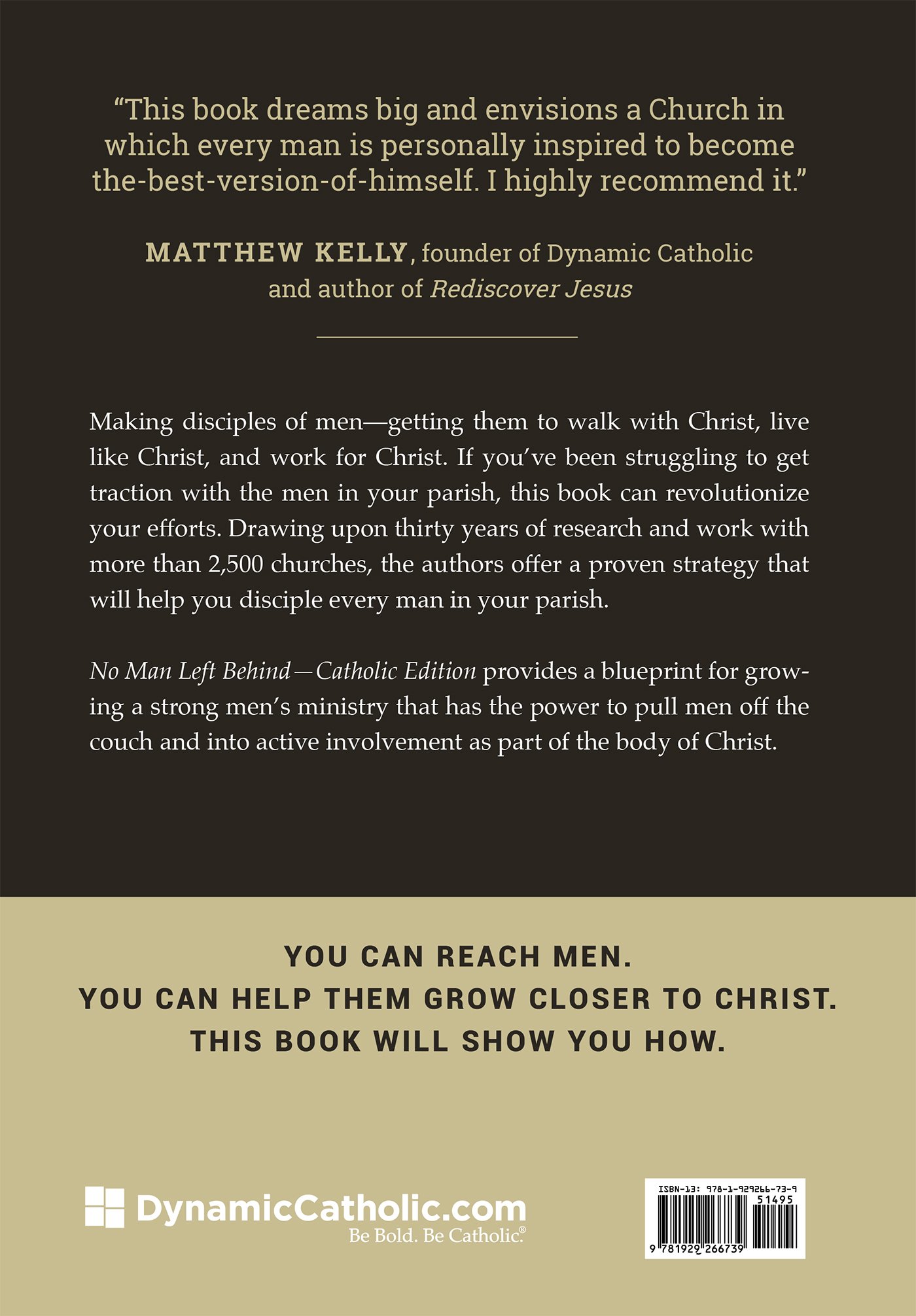 No Man Left Behind Catholic Edition: Guide to Building a Strong Disciple-Making Ministry for Every Parish Man | Church Leadership & Men's Faith Development