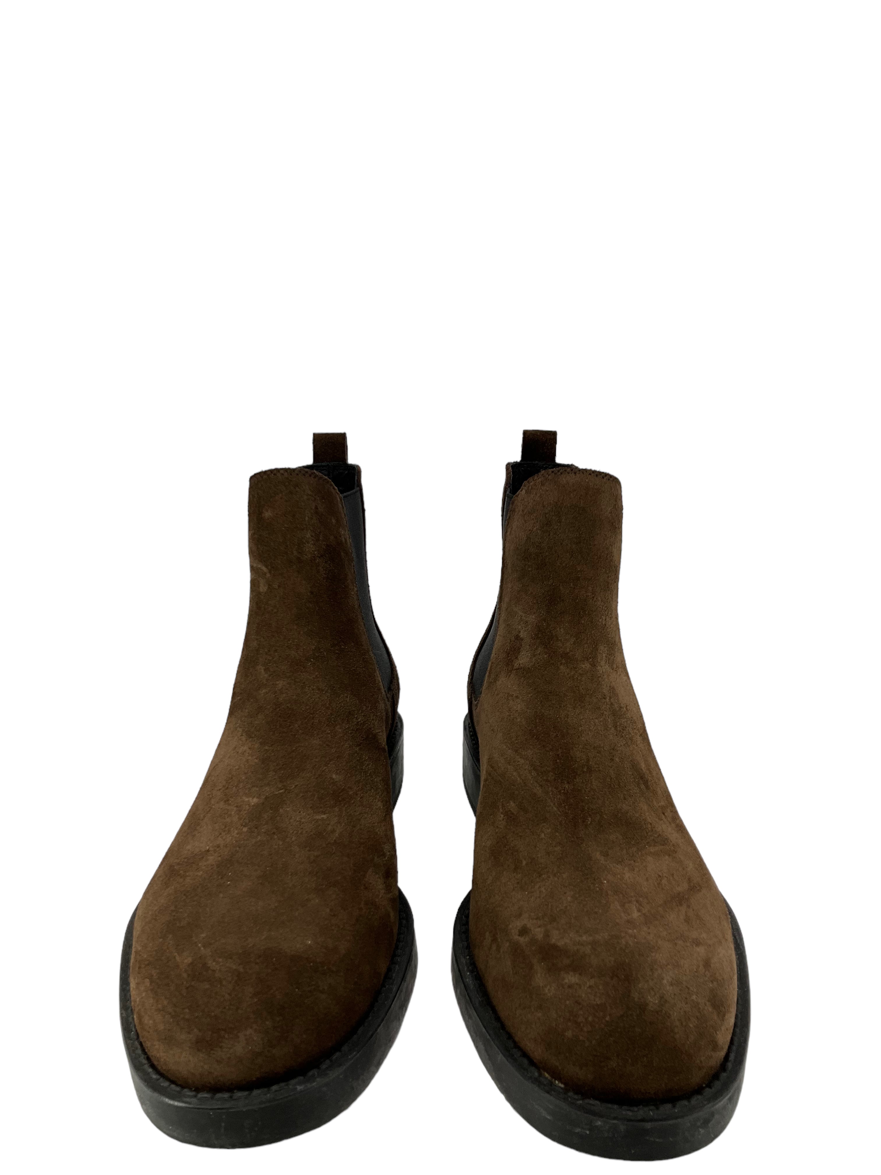 Tod's Brown Suede Chelsea Boots for Men Size 7.5 - Comfortable & Stylish Ankle Boots for Casual Wear, Office & Outdoor Activities