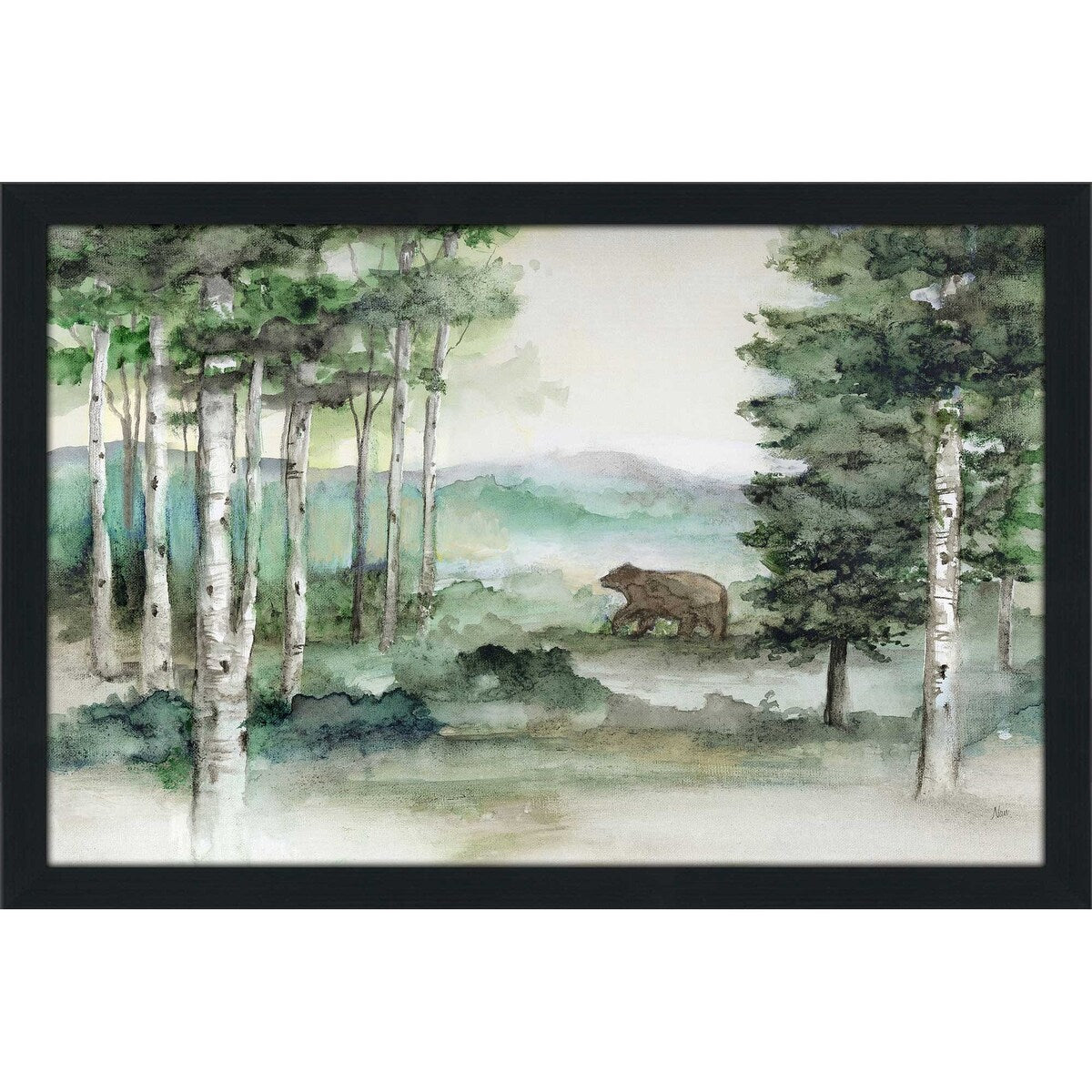 Bear Mountain Landscape Art Print on Acrylic - Modern Wall Decor for Living Room, Bedroom & Office