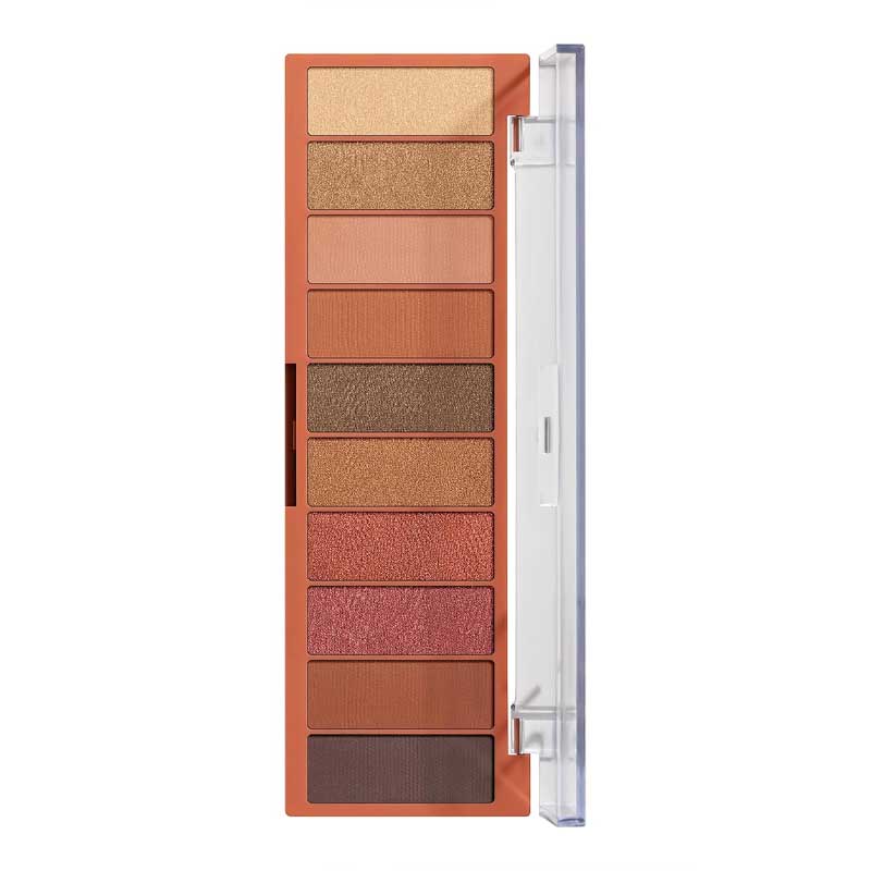 e.l.f. Perfect 10 Eyeshadow Palette - Rose Gold Sunset Makeup Kit for Day & Night Looks | Vegan & Cruelty-Free Eyeshadow Set for Professional & Everyday Makeup
