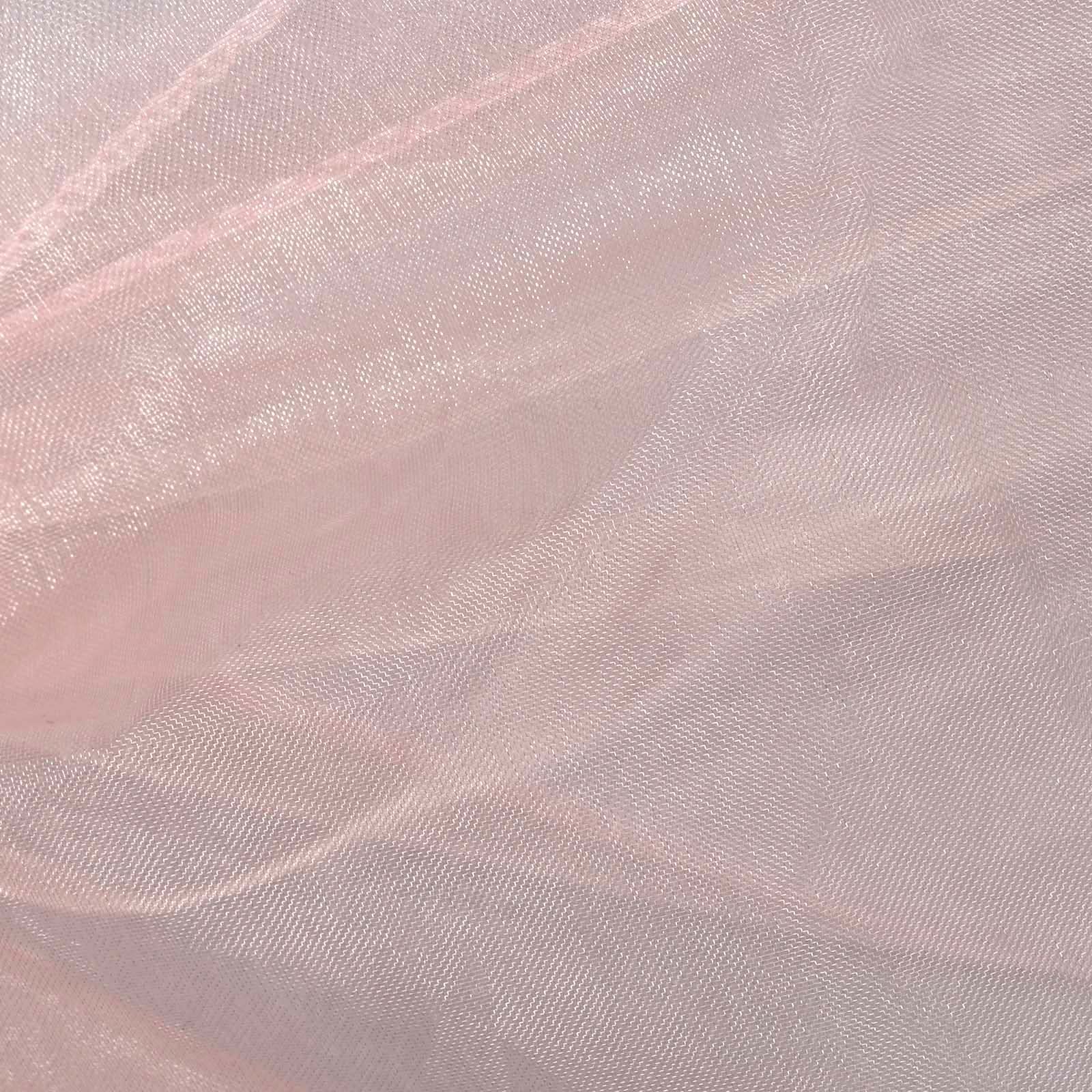 Efavormart 5-Piece Wholesale Sheer Organza Chair Sashes & Bows - Blush Pink Wedding Chair Decorations for Banquets, Bridal Showers & Party Decor