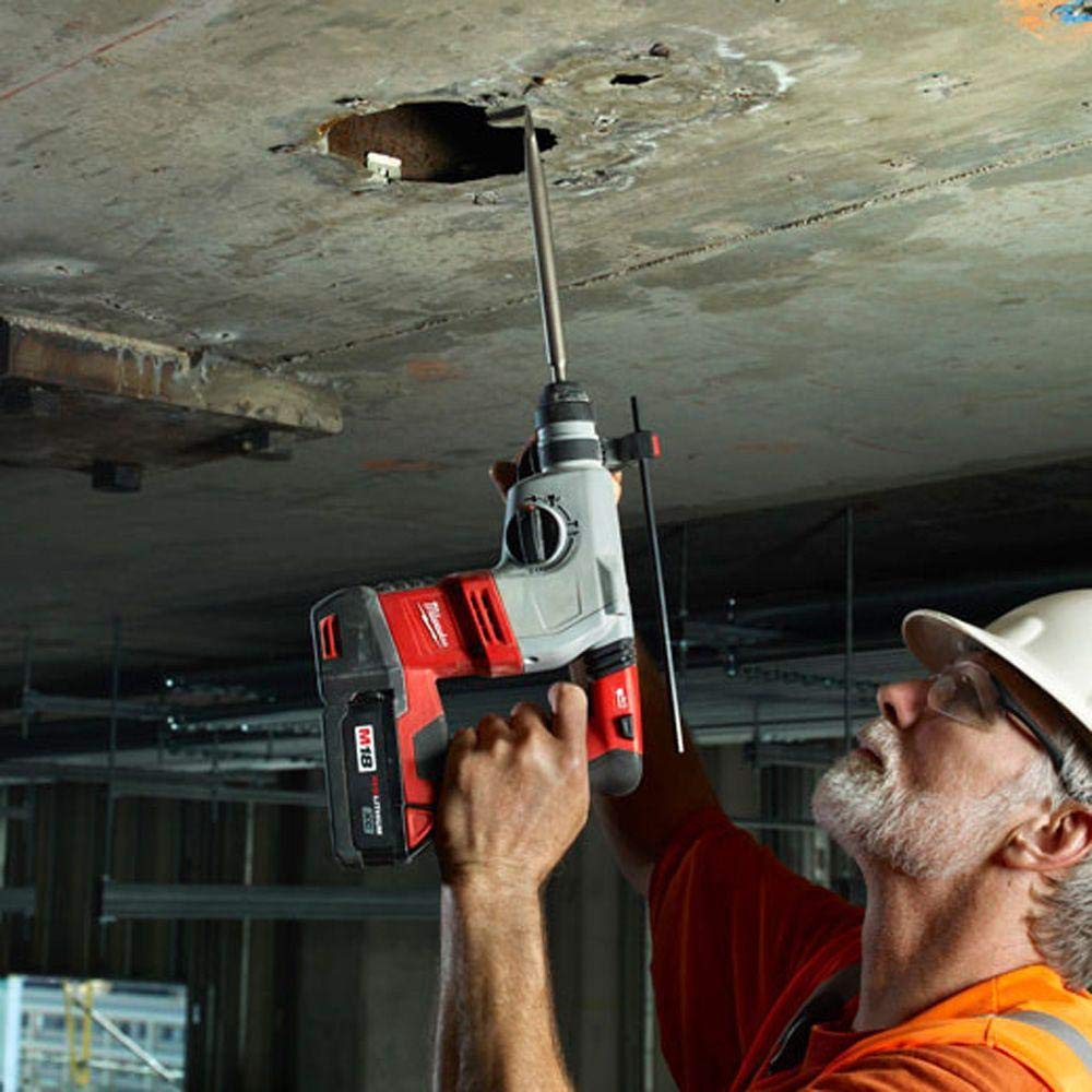 20V Cordless Rotary Hammer Drill with Lithium-Ion Battery - Heavy Duty Concrete Drilling for Construction, Masonry & DIY Home Projects