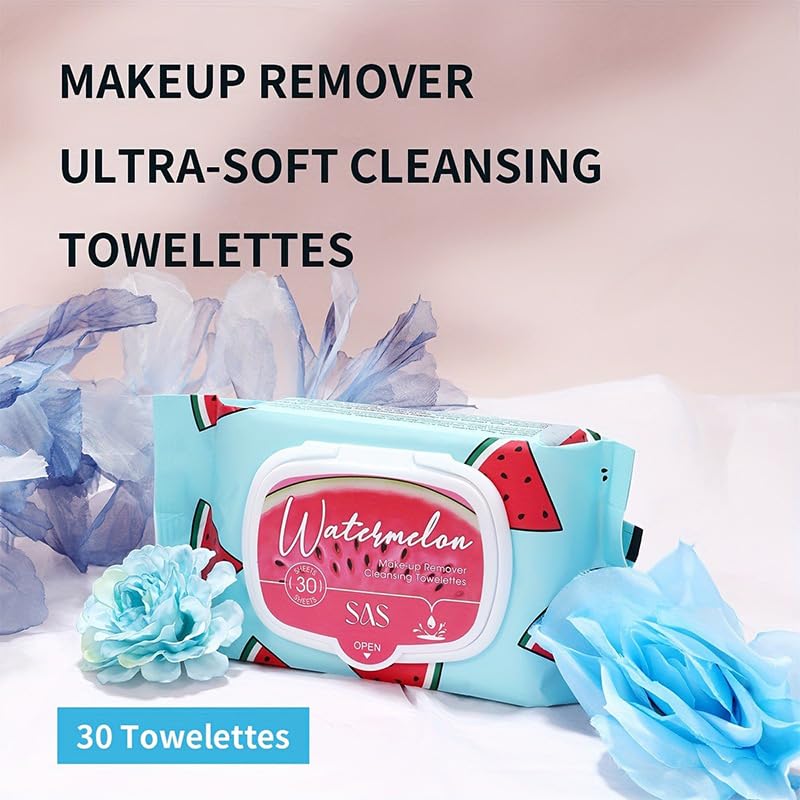 Gentle Organic Makeup Remover Wipes - Alcohol Free, Fragrance Free, Vegan & Cruelty Free Facial Cleansing Wipes for Sensitive Skin | Perfect for Travel, Gym & Daily Makeup Removal