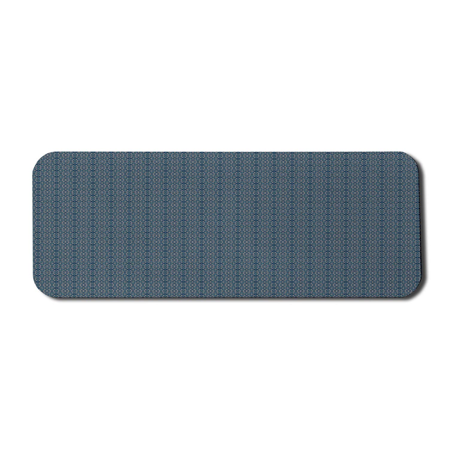Ambesonne Oriental Computer Mouse Pad - Ethnic Themed Traditional Ornamental Design, Non-Slip Rubber Base, Large 31
