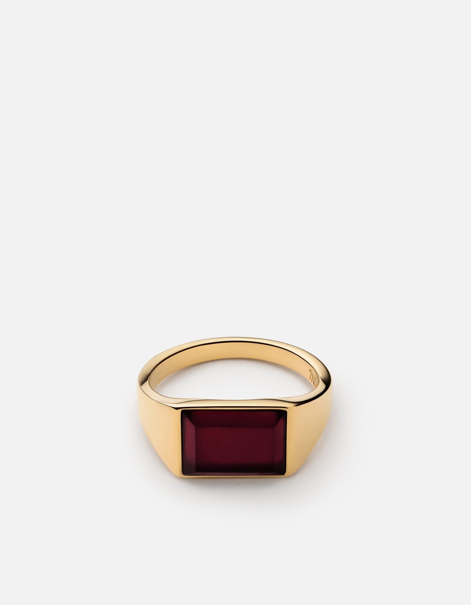 Lennox Agate Ring - 14K Gold Vermeil Stackable Ring for Women | Elegant Jewelry Gift for Her, Birthday, Anniversary, or Everyday Wear