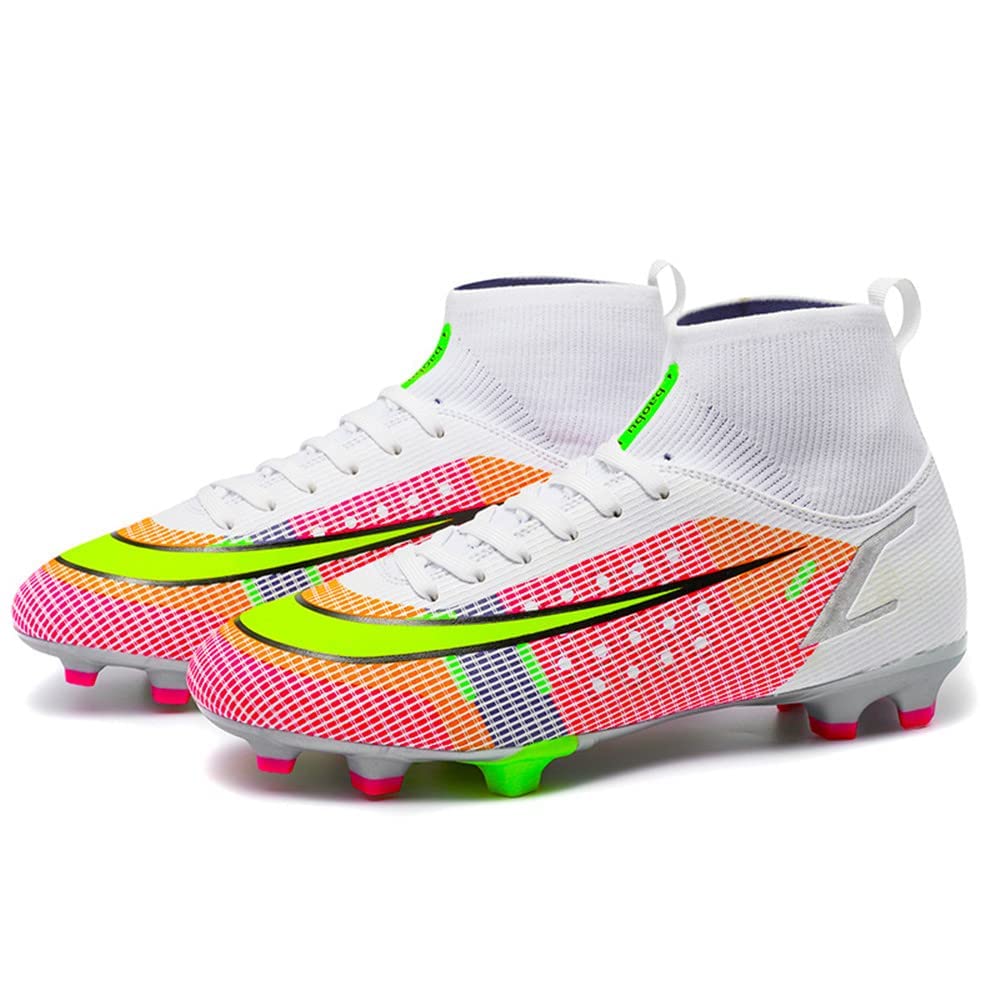 DONGXUYAN Men's & Women's Soccer Cleats - Lightweight Football Shoes with Spikes for Turf, Running & Walking - Perfect for Training, Matches & Outdoor Sports
