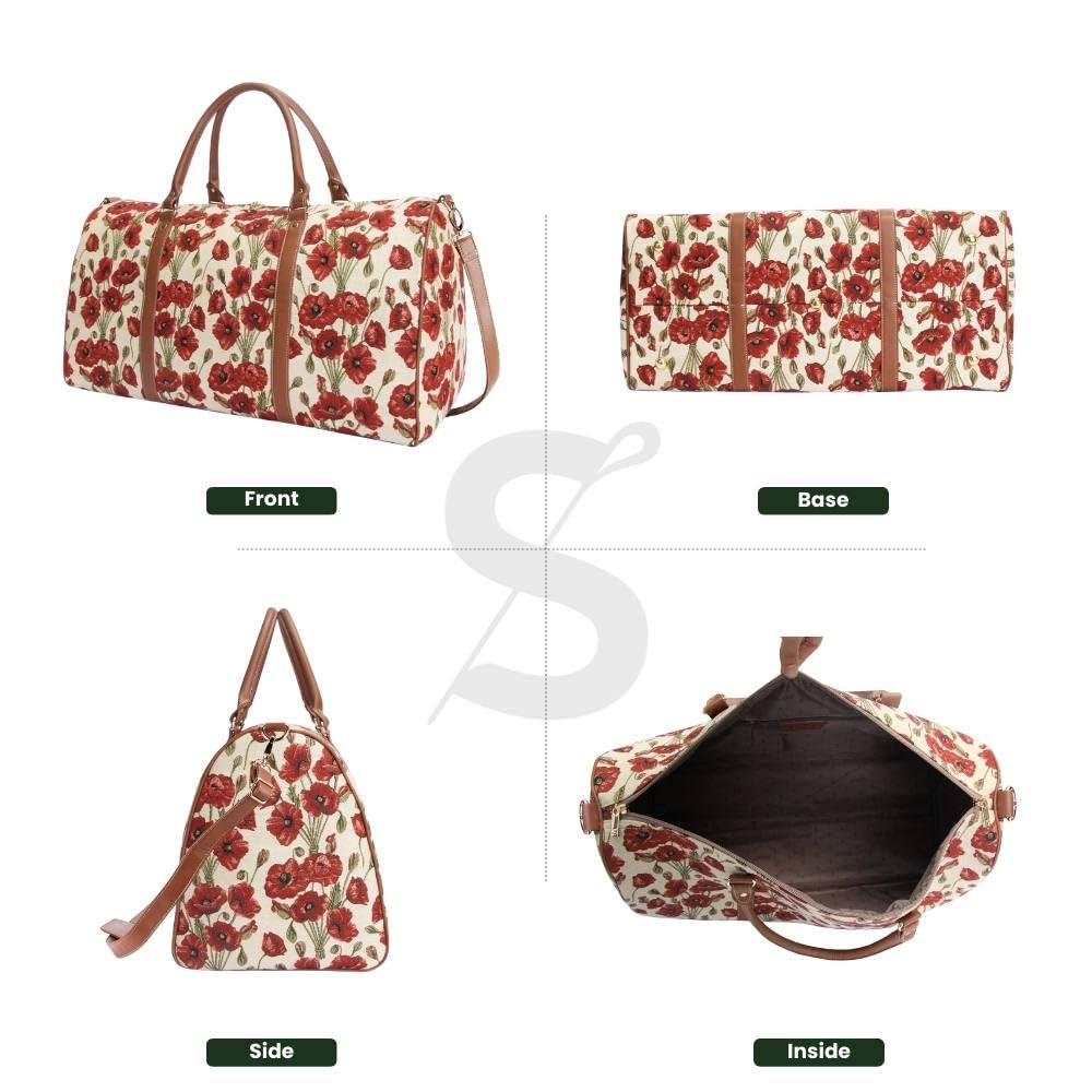Large Women's Duffel Bag - Spacious Carry-On Overnight Weekender for Travel, Gym & Work | Durable Hand Luggage for Women, Teens & Girls | Perfect for Weekend Getaways, Business Trips & Sports Activities