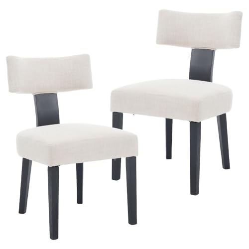 Beige Linen,black Legs