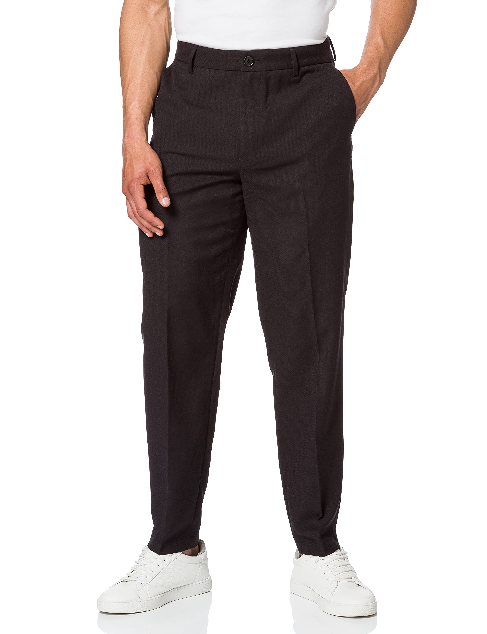 ARMANI EXCHANGE Men's Slim Fit Dress Pants for Business & Formal Wear - Classic Tailored Suit Trousers for Office, Wedding & Special Occasions